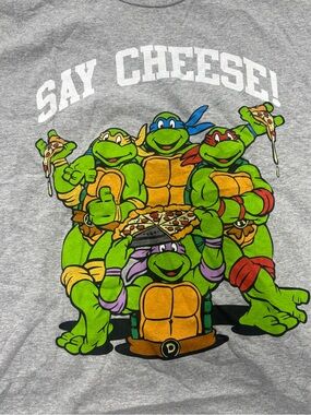 Nickelodeon Teenage Mutant Ninja Turtles Logo Tee - Gray